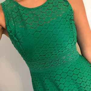 Fit and flare lace dress